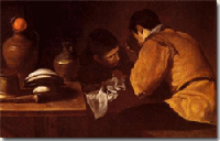 Dos hombres a la mesa. Velázquez