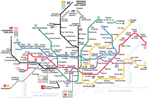 Mapa metro