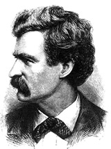 Retrat de Mark Twain publicat a l'Appleton's Journal el 4 de juliol de 1874