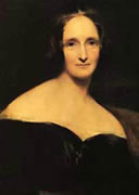 Mary W. Shelley. Retrato de Richard Rothwell (1820)