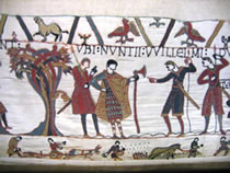 Escena del Tapiz de Bayeux