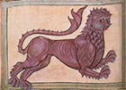 Dragón, miniatura del siglo XIII