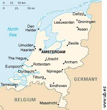 Mapa d'Holanda