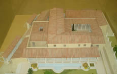 Maqueta d'una domus romana