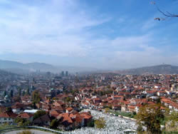 Sarajevo des dels turons que envolten la ciutat