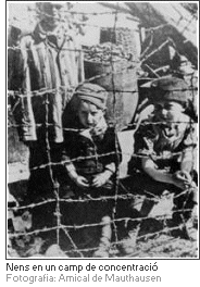 Nens en un camp de concentració